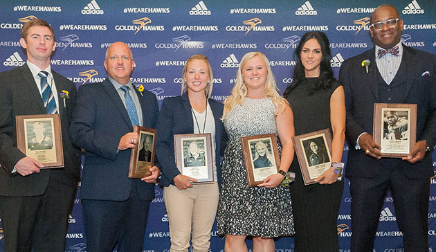 Eight inducted to Golden Hawk Hall of Fame